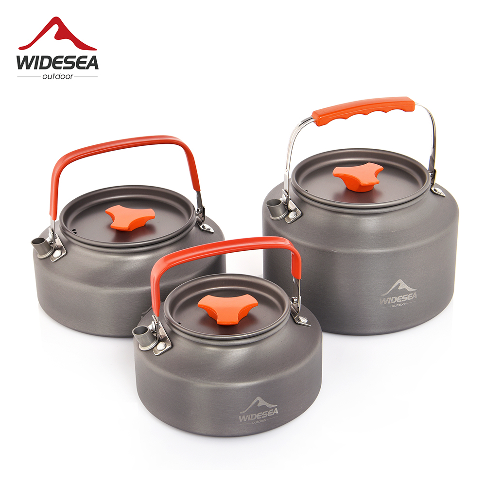 Outdoor Coffee Equipment - Wideea-hervidor de agua para acampada, vajilla