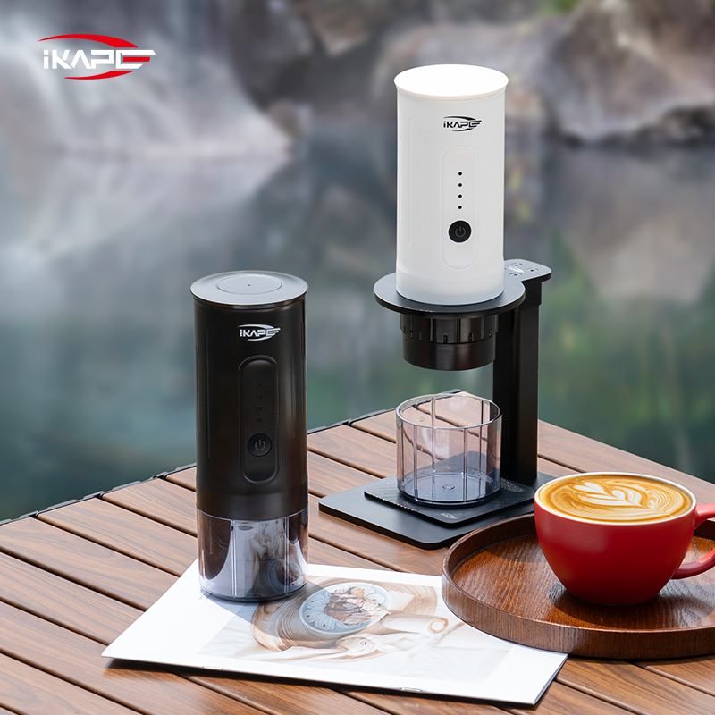 Outdoor Coffee Equipment - Cafetera Portátil IKAPE Kapo K1/Cápsulas de