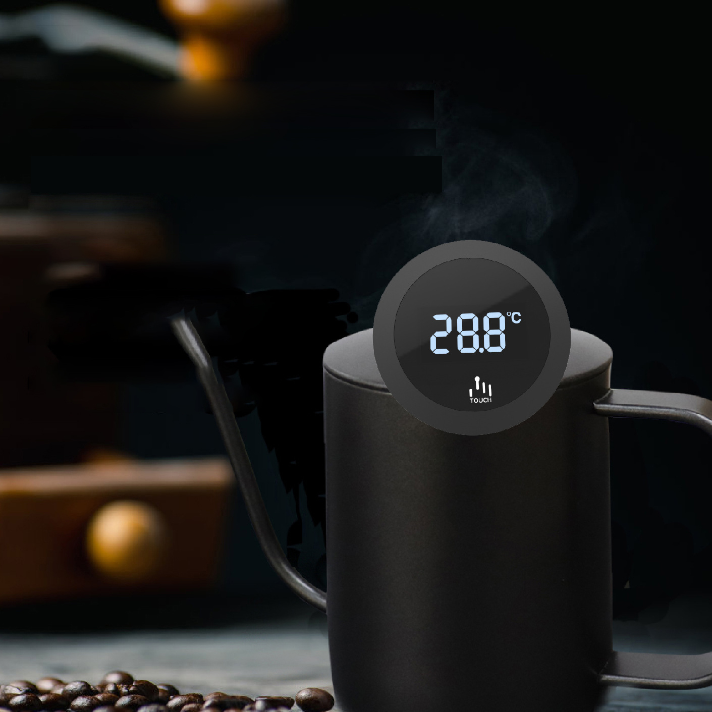 Milk Steaming Pitcher - 0 a 100 ℃ Termómetro de