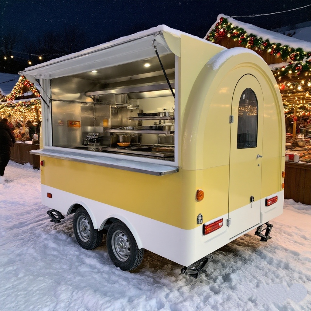 Outdoor Coffee Equipment - Remolques de comida móviles para exteriores,