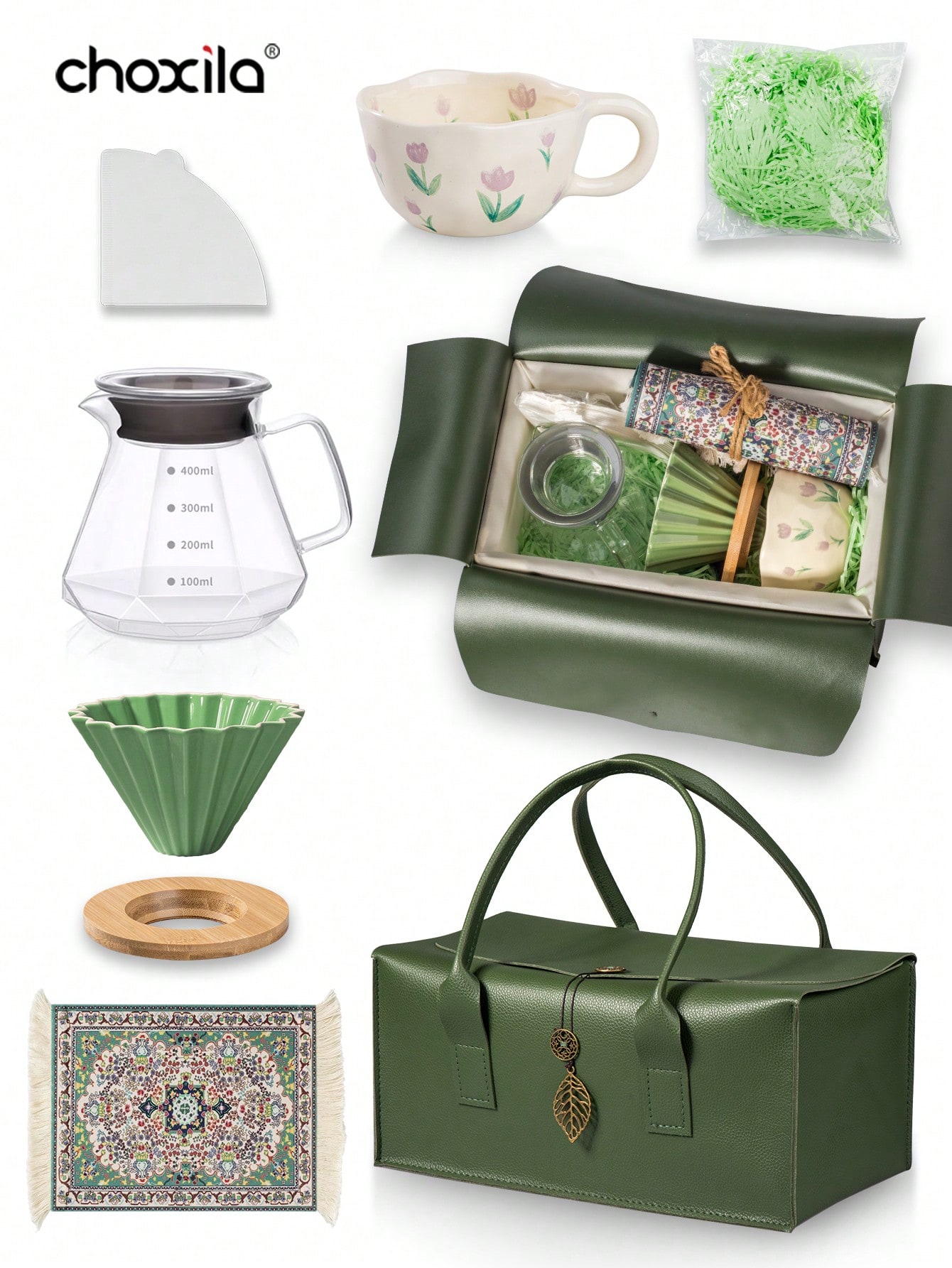 Coffee Equipment Kit - Juego de café despejado de 8