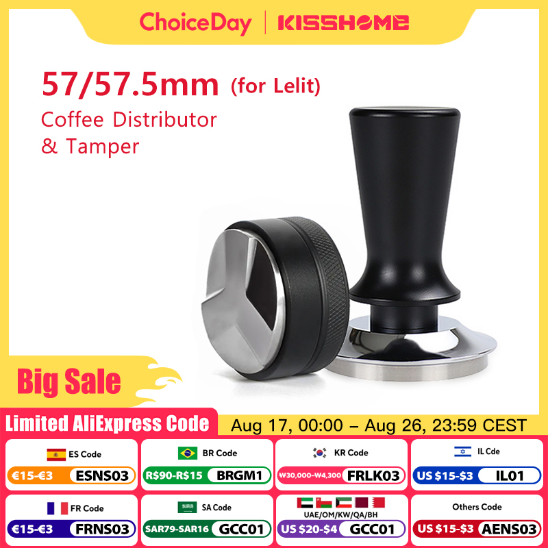 Coffee Equipment Kit - Prensa de café de 57mm y
