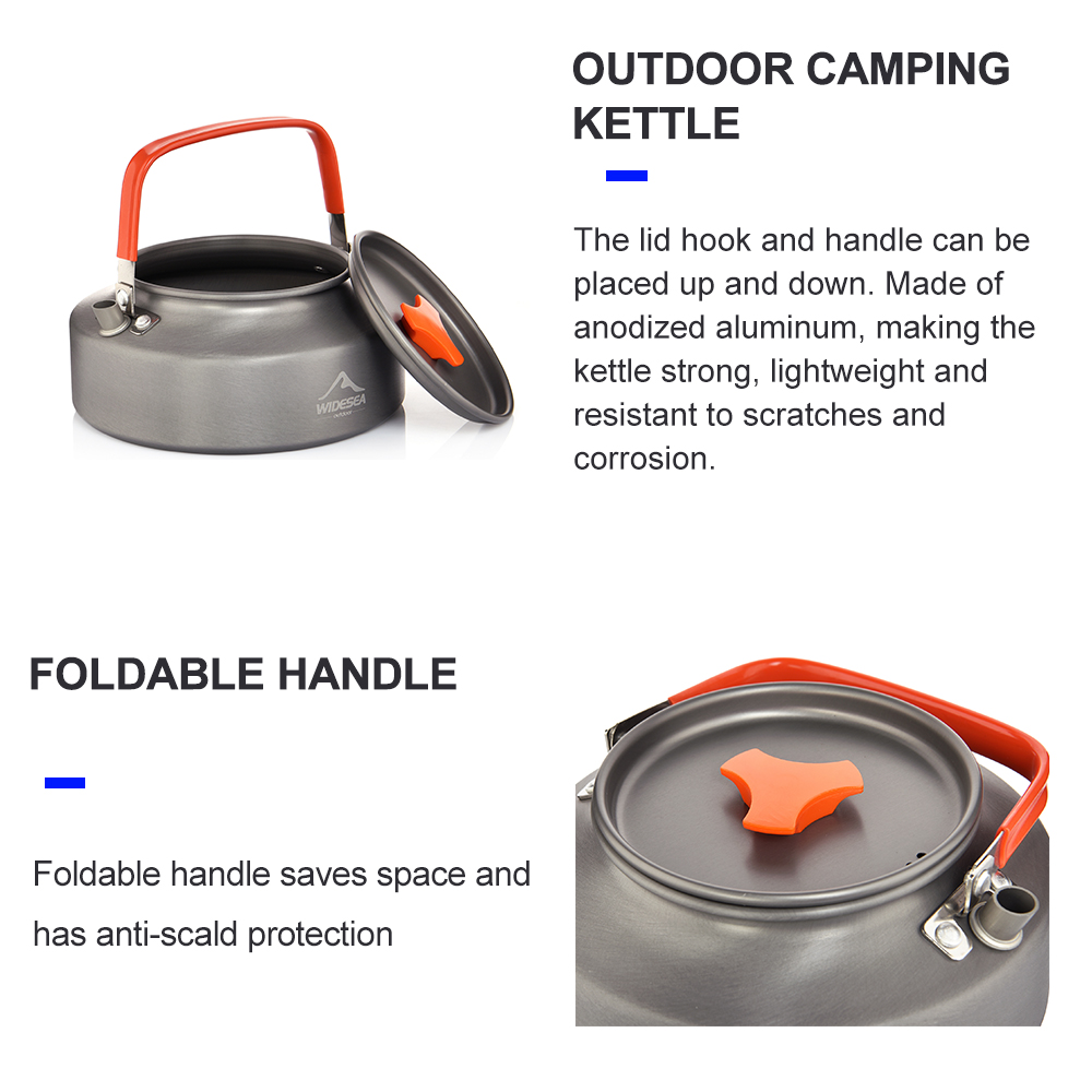 Wideea-hervidor de agua para a - Outdoor Coffee Equipment reseña y precio