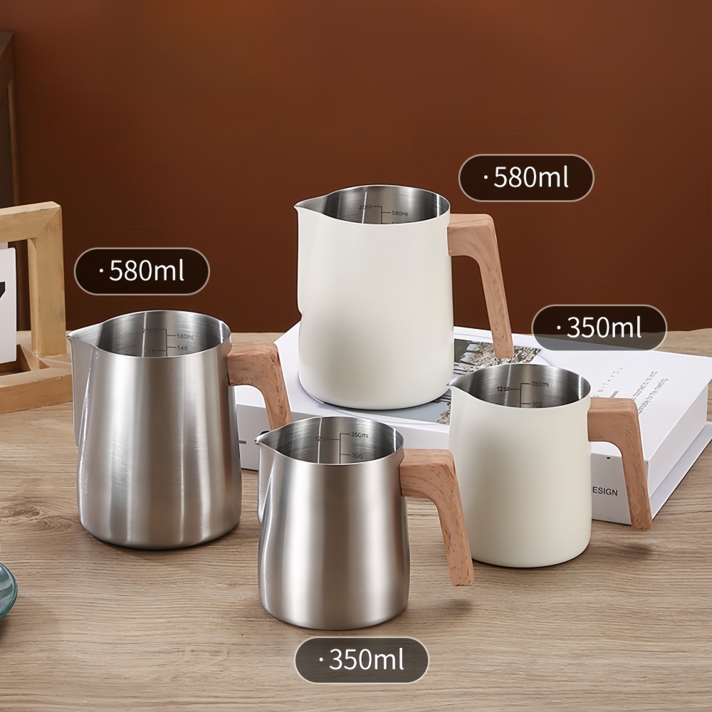 Jarra para espumar leche y caf - Milk Steaming Pitcher reseña y precio