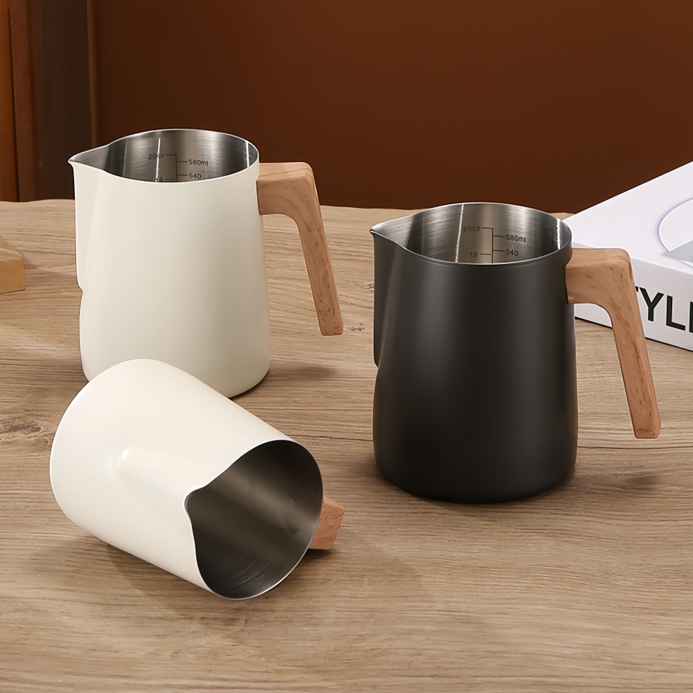 Jarra para espumar leche y caf - Milk Steaming Pitcher reseña y precio