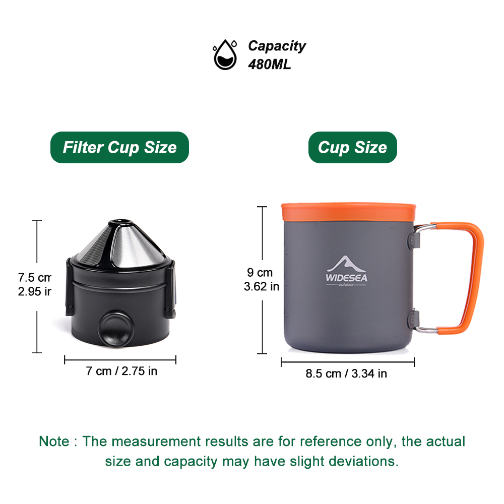 Vajilla para acampar, juego de - Outdoor Coffee Equipment reseña y precio