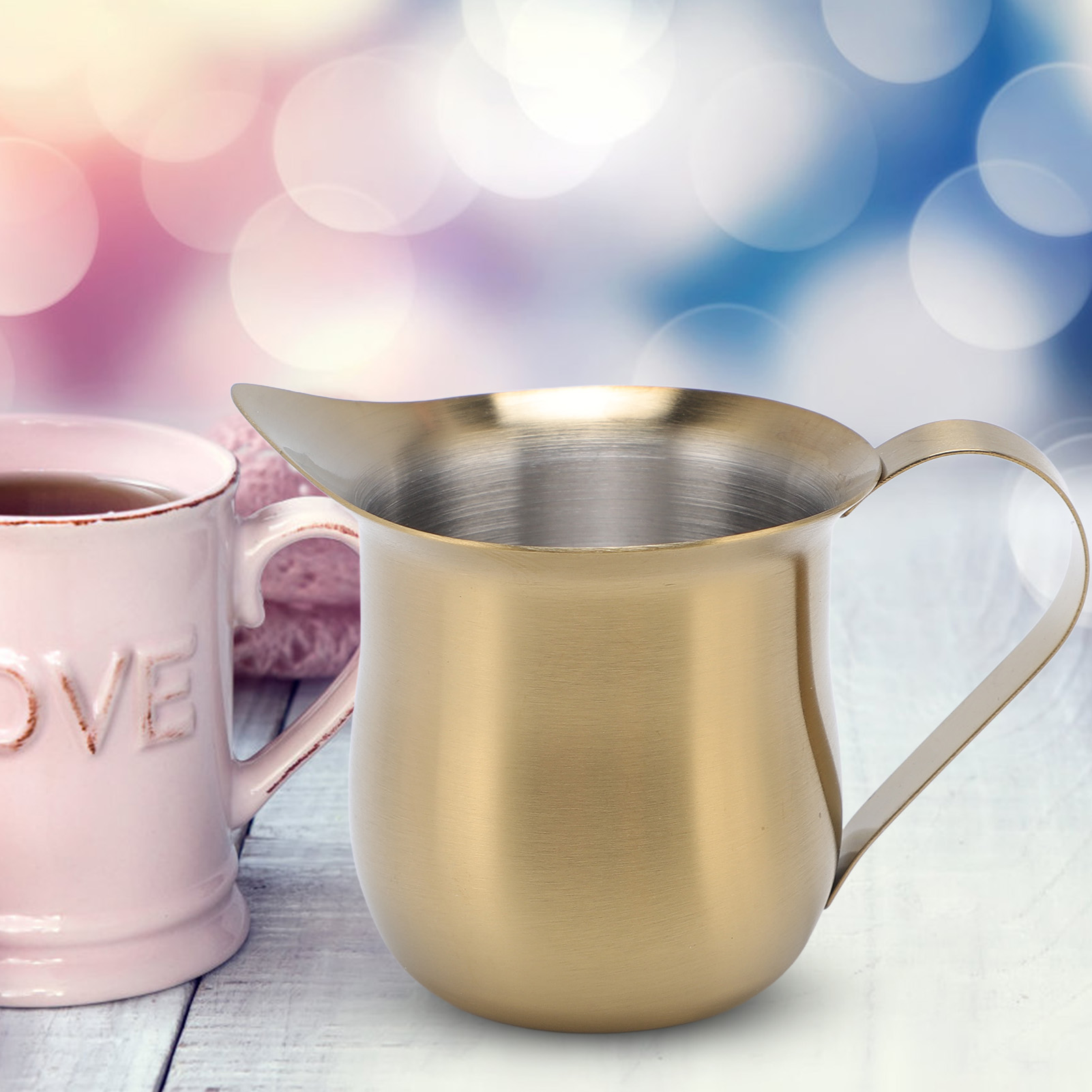 Jarra para espumar leche de ac - Milk Steaming Pitcher reseña y precio